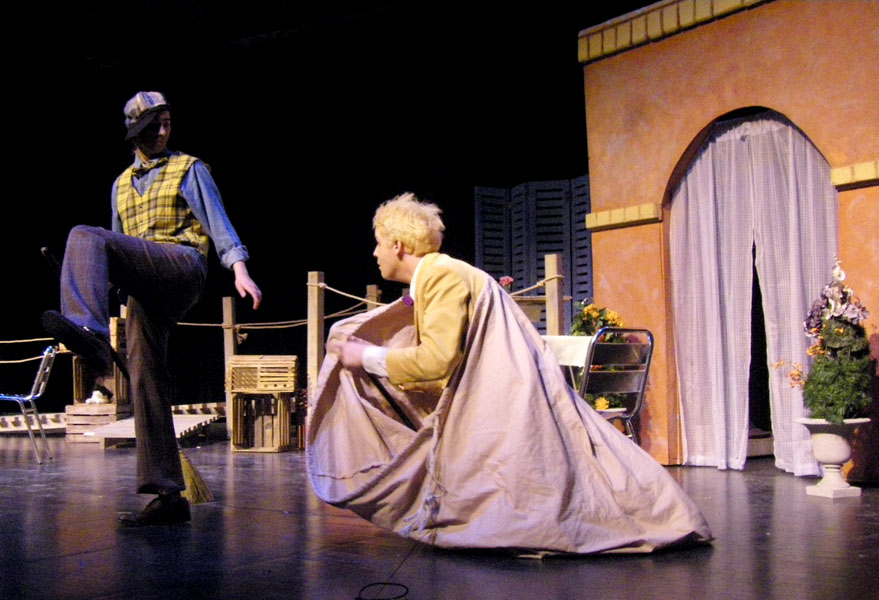 Geronte Poping out of a Sack