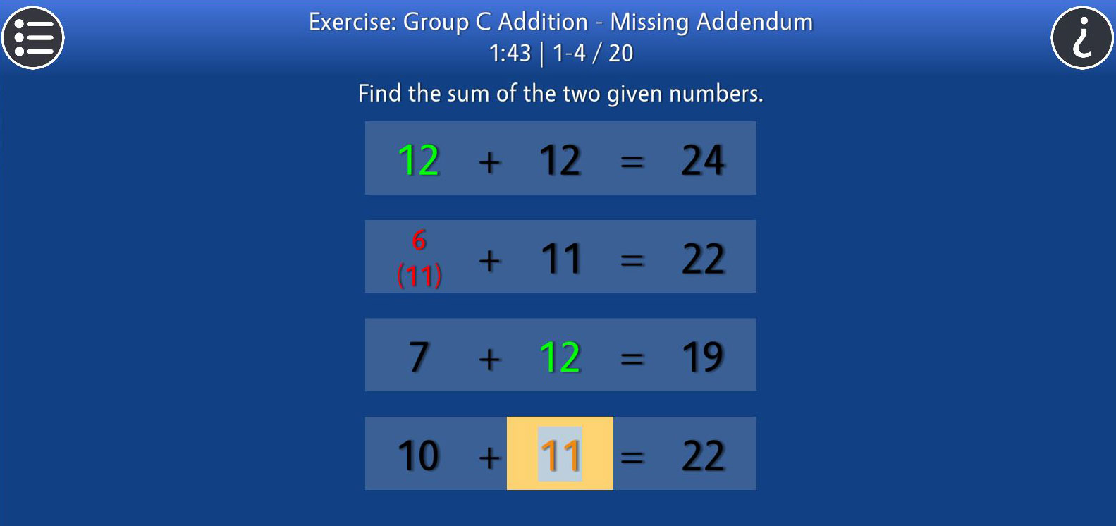 Gameplay Screenshot from NumberDNA